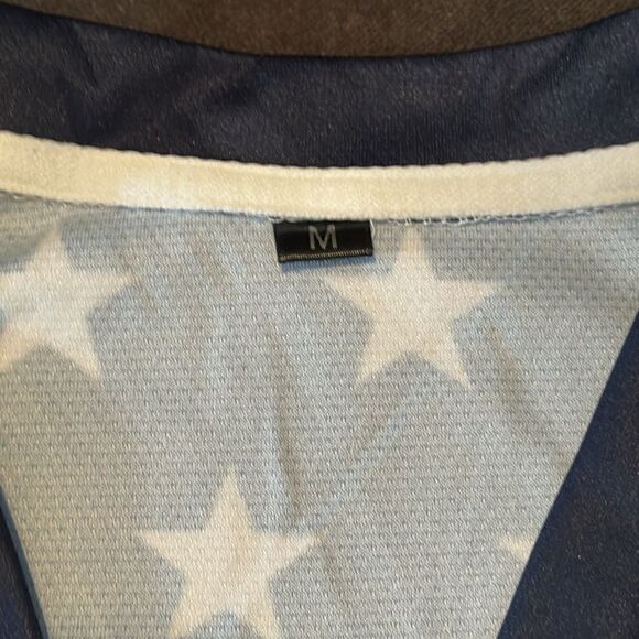 Men’s America #1 USA Patriotic Ice Hockey Jersey Long Sleeve Size M NEW - Picture 6 of 11